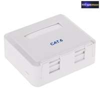 CAT6 UTP fali aljzat, dupla