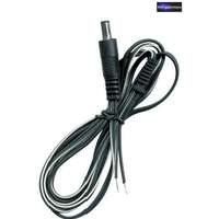 2,5/5,5mm DC táp dugóval szerelt kábel.