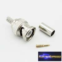 BNC krimpelhető dugó RG58-es kábelra.