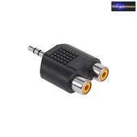  Adapter 3,5mm JACK dugó -> 2x RCA aljzat