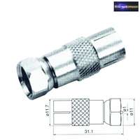 TV ajzat adapter csatlakozó - F dugó