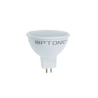 Optonica LED spot MR16, 5W, 12V, 110° SMD, meleg fehér fény