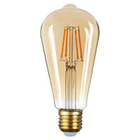 Optonica LED égő, E27, ST64, 8W,700LM, 2500K, aranyozott üvegbúra