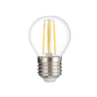 Optonica LED gömb, E27, 4W, 230V, meleg fehér fény, 320lm, FILAMENT - DIMMELHETŐ