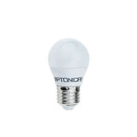 Optonica LED gömb, E27, G45, 4W, meleg fehér fény