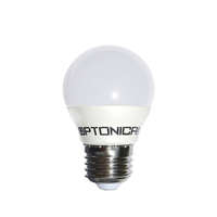 Optonica LED gömb, E27, 8,5W, 230V, G45, 800LM semleges fehér fény