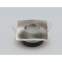 Optonica Beépíthető, négyzet alakú lámpatest, alumínium, GU10-es foglalattal, fekete, maximum 35W IP65