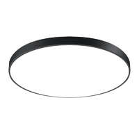 Optonica LED, beltéri dekor, felületre szerelhető lámpa, fekete ház, opál fedlap,18W,1350lm,230V,ø250*80mm - 4500K