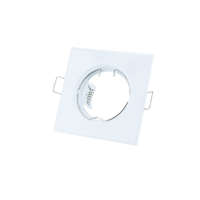 Optonica Beépíthető keret, kocka, fix, fehér, 82x82x29mm, GU5.3