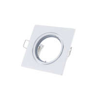 Optonica Beépíthető keret, kocka, mozgatható, fehér, 82x82x29mm, GU5.3- 2db
