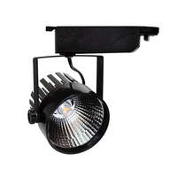 Optonica LED reflektor 12W, COB, fekete lámpatest, beltéri, fehér fény