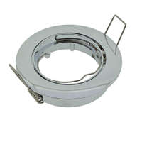 Optonica Beépíthető keret, kerek, fix, króm, 82x29mm Φ75mm, GU5.3