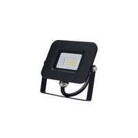 Optonica LED reflektor 10W, SMD fekete, 150°, IP65 meleg fehér fény, 70cm kábellel