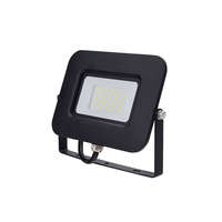 Optonica LED reflektor 30W, SMD fekete, 150°, IP65 meleg fehér fény, 70cm kábellel