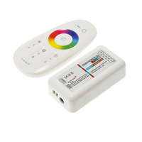 Optonica Távirányító RGB+W LED szalaghoz 12-24V, érintő vezérléssel, fehér - mini