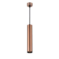 Optonica Függesztett lámpatest GU10-es foglalattal, aranybarna külső,alumínium, "Slim tube edition" 5,5*30cm