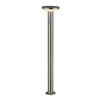 Optonica LED napelemes álló kerti világítás, beépített PIR szenzor, alumínium, 4,4W, 600lm; 3000K, 800mm; IP44