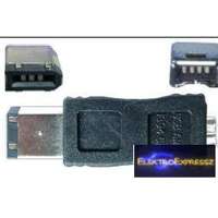 EMF-6894 Fire Wire,firewire adapter , átalakító IEEE 1394 dugó 6 pólusú → IEEE 1394 dugalj 4 pólusúra