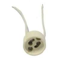 Foglalat porcelán halogén Gu10 -es 15cm vezetékkel Vt265