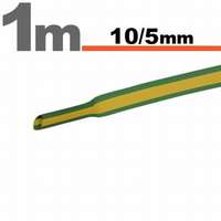  Zsugorcső zöld/sárga 10/5mm 11023X