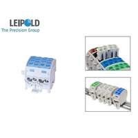 Leipold HLAK C 1P fővezeték csatlakozó sínre 4x25mm2+4x35mm2 125A KÉK Ónozott 080220-1-3