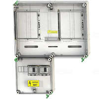  Csatári Plast PVT 6075-Á-V-Fm-SZ fogyasztásmérő szekrény, 1 vagy 3 fázisú ált. és vez. mérők számára, szabadvezetékes (CSP21E020)