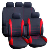  Carguard 55671RD autós üléshuzat szett, piros / fekete, 9 db-os HSA007