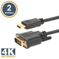  delight 20380 DVI-D / HDMI kábel 4K Ultra HD, 2 m