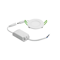 064420 Legrand LED panel, kerek, süllyesztett, 3000K, 3W, 180lm