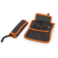 Handy 10779B precíziós csipesz szett – antisztatikus – 11 részes – matt fekete