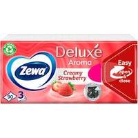 ZEWA Zewa Deluxe papírzsebkendő (3rétegű) strawberry - 90db