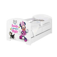 Babyboo Disney Minnie3 egeres Ágy 140 X 70 leesésgátlós AJÁNDÉK MATRACCAL, ágyneműtartóval