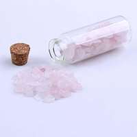 Rózsakvarc – Kristály konfetti üvegben