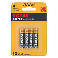  Kodak Xtralife Alkáli Mikro Elem AAA (1,5V) B4