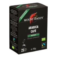Mount Hagen Mount Hagen bio koffeinmentes instant kávé adagok 25 x 2g