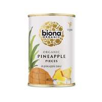 Biona Biona bio ananász darabok ananász lében 400g