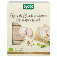 Byodo Byodo bio hajdina és rizs kenyérlapok 120g