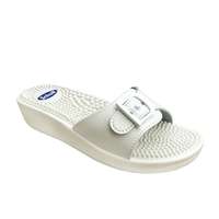 Health And Fashion Shoes Scholl New Massage-Fehér-Női Papucs 40