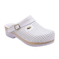 Health And Fashion Shoes Scholl Clog S/Comfort B/S 40, Fehér