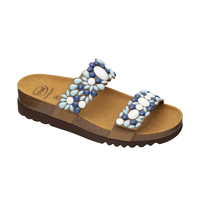 Health And Fashion Shoes Scholl Alicia 2 Straps világoskék/multi, 37