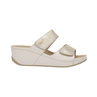 Health And Fashion Shoes Scholl Aberdeen Wedge 2 Straps PEZSGŐ, 38