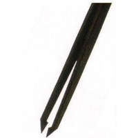 ESD csipesz, vezetőképes műanyag, hajlított, hegyes heggyel