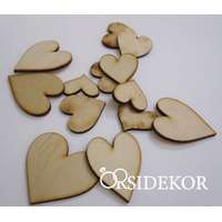 Kis fa szívecskék 100 db