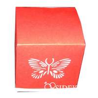 Köszönetajándék-doboz cukrozott mandulával, csokiszívvel