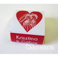 Köszönetajándék csoki szives