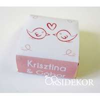 Köszönetajándék csoki galambos