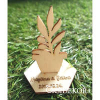 Oliva köszönetajándék és ültetőkártya 2 az 1-ben