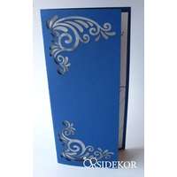 Áttört indamintás esküvői meghívó