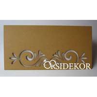 Indás áttört mintás esküvői meghívó