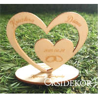 Duplaszív köszönetajándék és ültetőkártya 2 az 1-ben